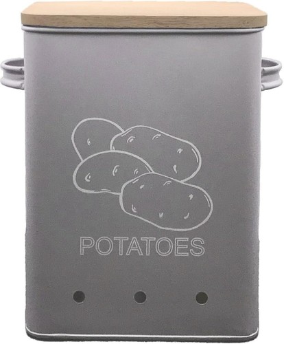 Potatoes onions metal storage - potatoes,
