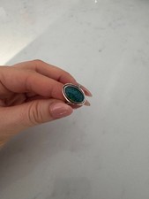 Antique vintage black opal