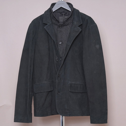 All saints leather blazer - saints,