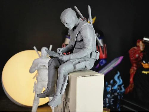 Deadpool sketch scene shelf - sketch,