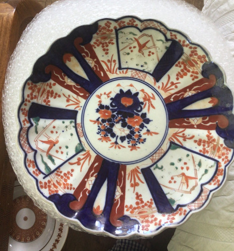 Imari plate antique - imari,