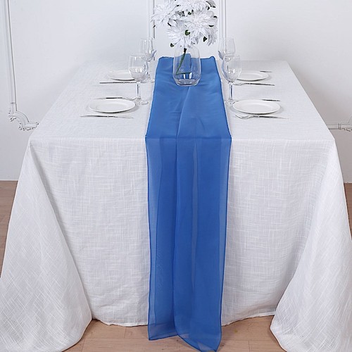 Royal blue premium chiffon - royal,
