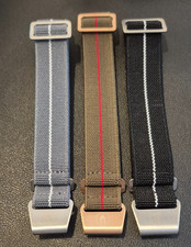 TITAN Watch Straps One Piece Nylon French PARA 18mm 20mm UK Shipping