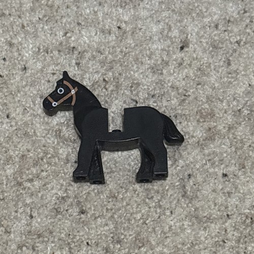 Lego vintage black horse - vintage,