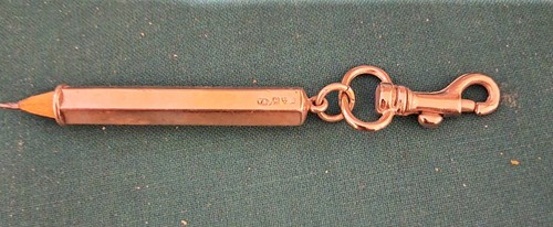 Hallmarked silver pencil - hallmarked,