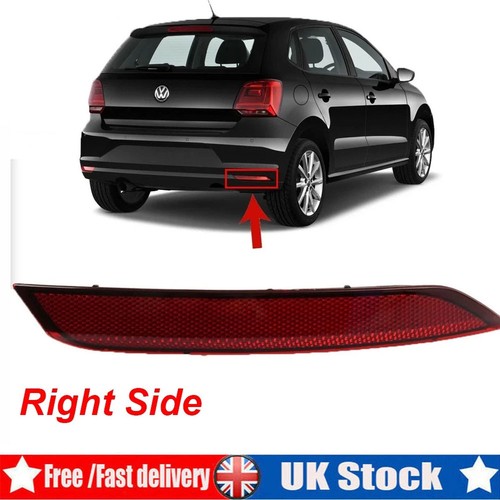 Rear bumper reflector lens - rear,