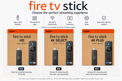 Amazon fire stick - fire, 4k