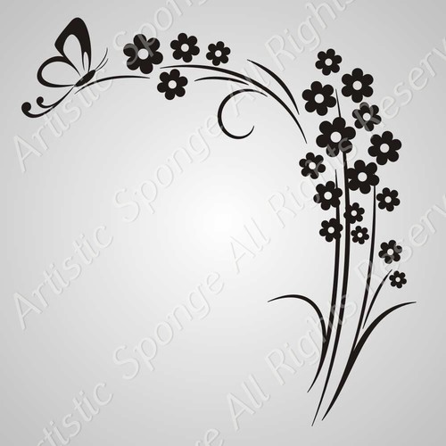 Butterfly corner reusable - butterfly,