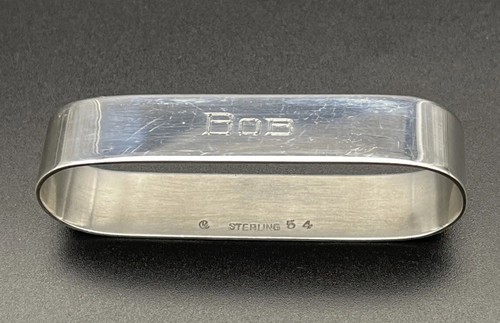 Sterling silver napkin ring - napkin,