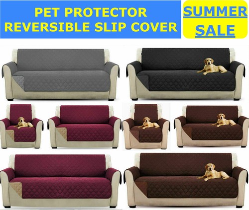 Reversible sofa throw - sofa, quilted