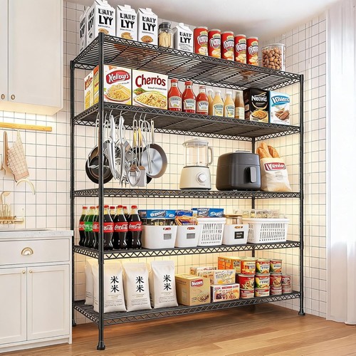 Metal storage shelves - storage,