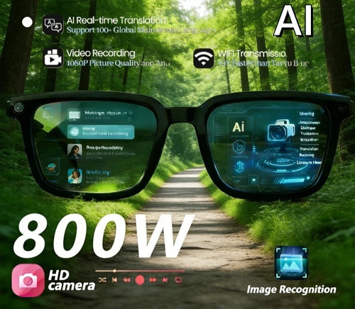 Smart glasses 8mp camera - smart,