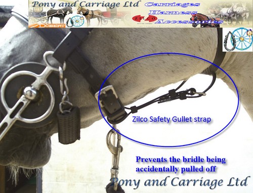 Zilco carriage driving bridle - carriage,