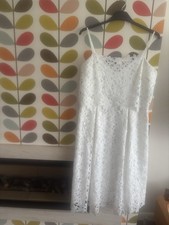 White Lace Occasion Dress Wedding Dress Somerset By Alice Temperley UK16 