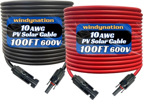 Solar panel extension cable - panel,