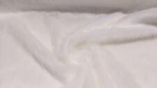Super Luxury Faux Fur Fabric Material - LONG PILE ICE WHITE