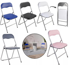 Foldable Square Chairs Soft Seat Portable & Lightweight Ideal for Kitchen/Office