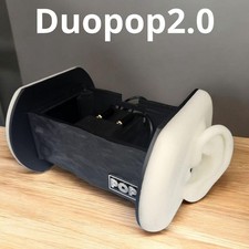 DuoPop2.0 binaural microphone ASMR recording silicon pseudo ear high