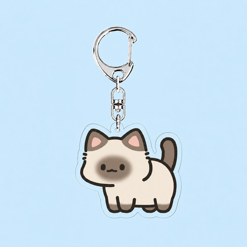 Cute kawaii siamese cat - siamese,