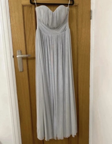Lipsy grey strapless long - lipsy,