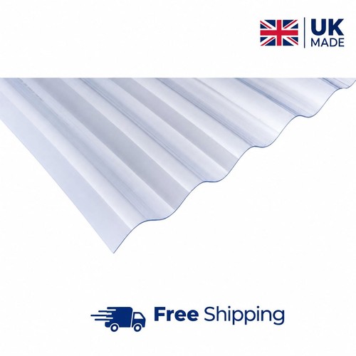 Clear pvcu corrugated - clear,