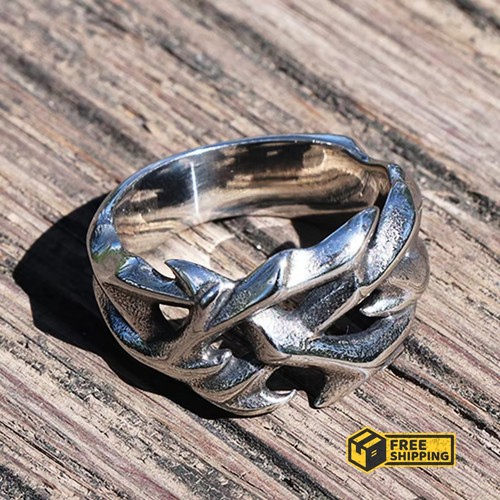 Vintage crown thorns ring - crown,