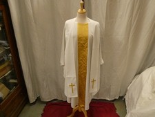Vintage Religious WHITE & GOLD