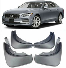 Genuine Front & Rear Splash Guards Mud Flaps FOR 2016-2024 Volvo S90 Sedan