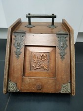 Antique victorian coal scuttle - antique,