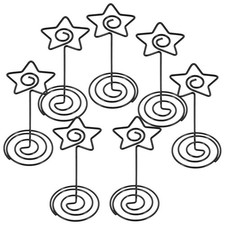 10 Pcs Star Card Holder Office