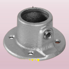 Galvanised handrailing 131 wall plate 48mm- key clamp