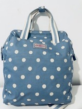 Cath Kidston light blue spotted Frame Backpack Changing Bag, Travel Bag