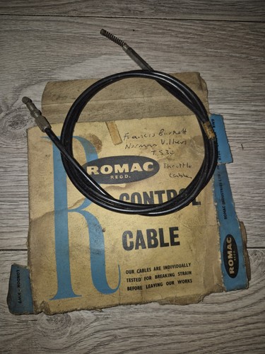 Vintage romac throttle cable - romac,