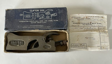CLIFTON No 3110 COMBINATION REBATE BULL NOSE  CHISEL PLANE WITH ORIGINAL BOX 99P