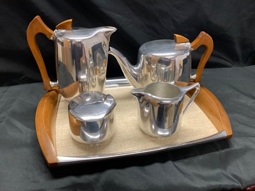 Vintage picquot ware tea - ware, set
