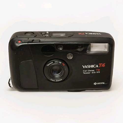 Yashica compact film camera - t4,