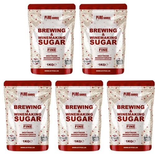 Brewing sugar 5kg dextrose - sugar,
