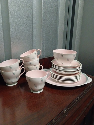 Shelley harmony pink tea - , set