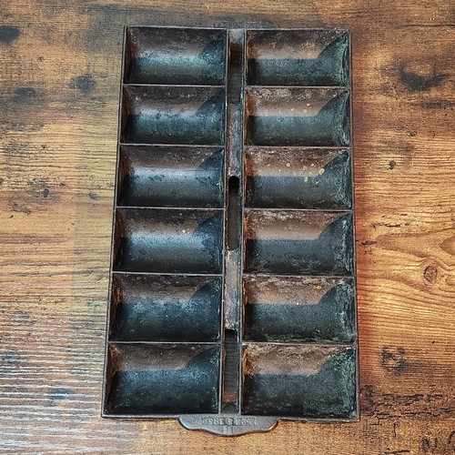 Antique cast iron french roll - antique,