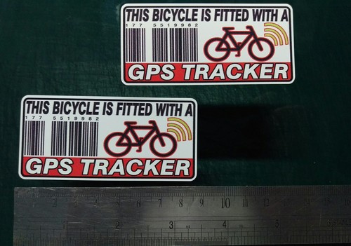This bicycle fitted with - is,