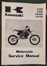 OEM Kawasaki KX60 KX80 KDX80 KX100 1988-2004 Service Repair Manual 99924-1094-09