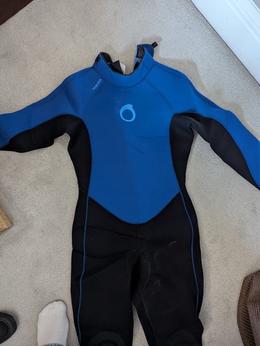 Blue tribord 3mm wetsuit mens - 3mm,