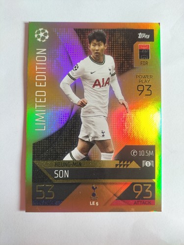 Heung min son ucl - son, limited