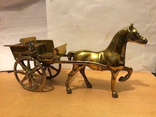 Vintage brass horse - horse, and