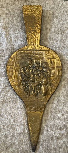 Antique brass bellows with - antique,
