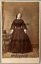 CDV LADY STEREOCARD VIEWER MACHINE STEREOSCOPIC ANTIQUE PHOTO PORTSEA HARRIS