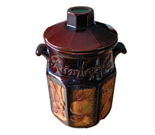 Scheurich Large Rumtopf Pot Lidded Jar With Fruit Motifs West Germany 827-31