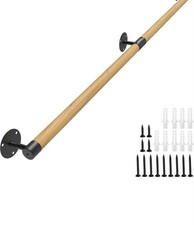 Round wooden handrail - round,