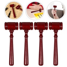4 Pcs Judge Hammer Baby Office