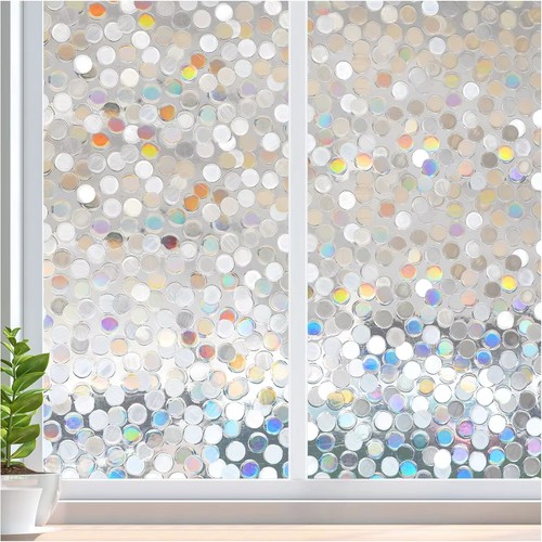 Rainbow frosted window film - rainbow,